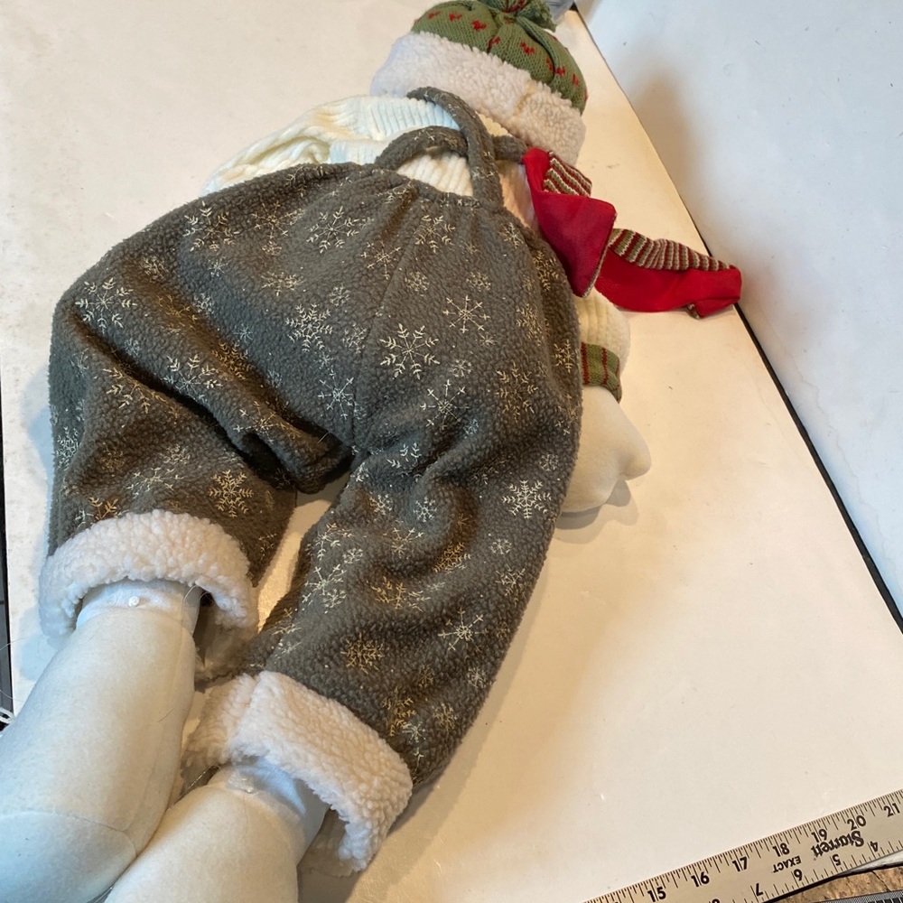 Oversized Stuffed & Dressed Snowman - Picture 5 of 5